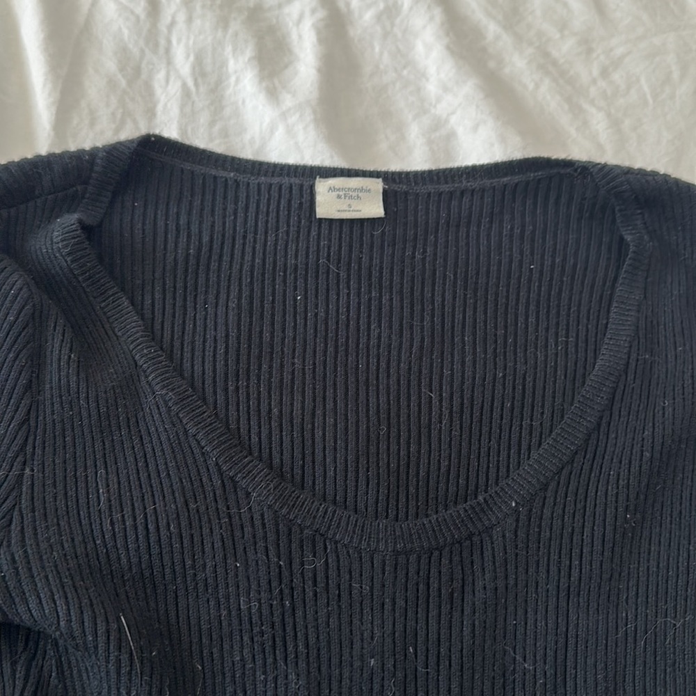 Abercrombie | Black Sweater Bodysuit - Picture 3 of 3